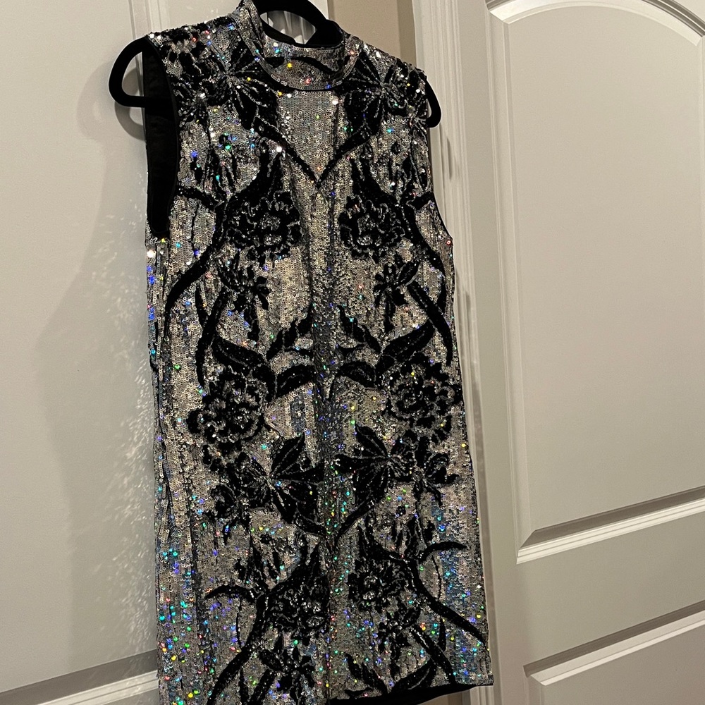 All Saints Harper Sequins Dress - Picture 3 of 7